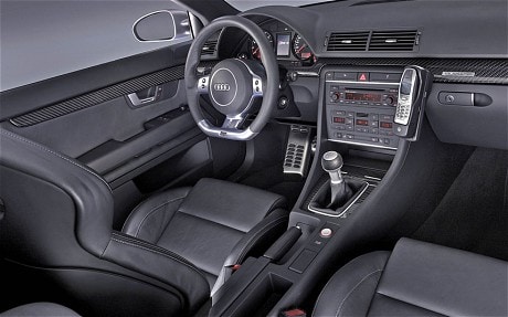 Интерьер B7 Audi RS4, в том числе высоко ценится сидений